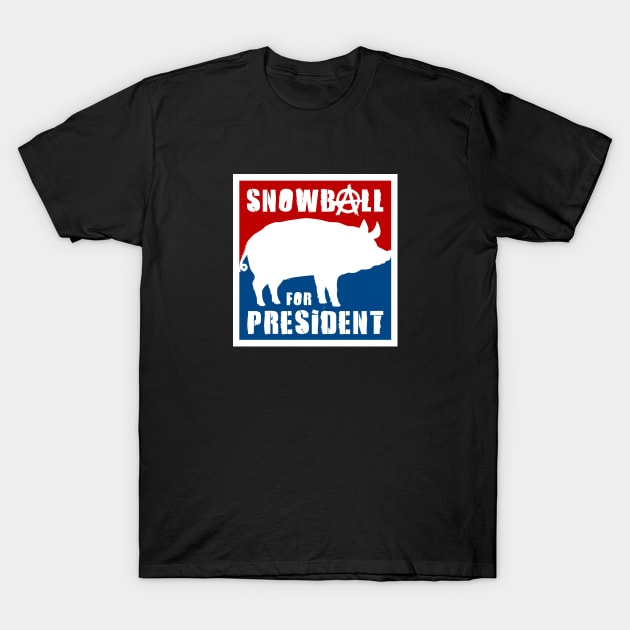 Orwell - Animal Farm - Snowball for President T-Shirt by Barn Shirt USA